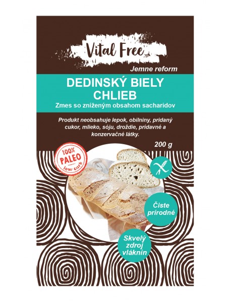 VITAL FREE PALEO DEDINSKÝ BIELY CHLIEB 200g